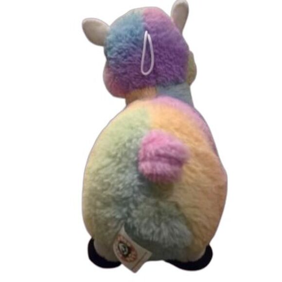 Peek A Boo Toys Llama Alpaca Plush Pastel Rainbow 11” Stuffed Toy - Picture 2 of 6